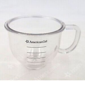 American Girl Mixing Stand Bowl Doll Measuring CUp Kitchen Baking Accessory New